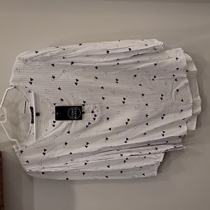 COMO BLACK BLOUSE SIZE LARGE